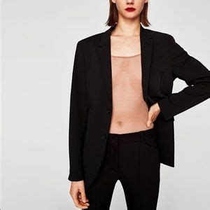 Zara Tops Zara Pink Nude Mesh Bodysuit Poshmark