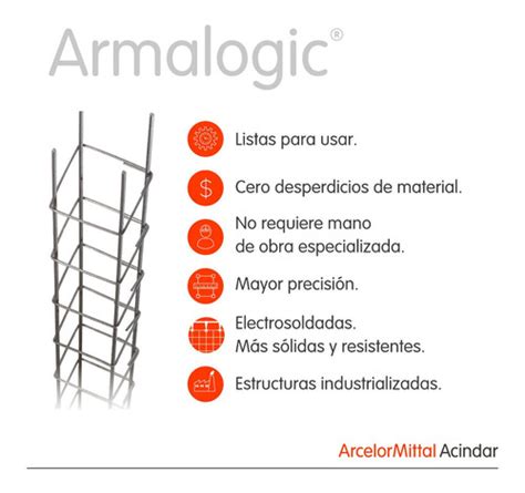 Combo Armalogic X Hierro Mm X Mts Largo X Unid