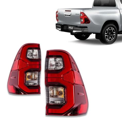 Lanterna Traseira Hilux 2021 2022 Led Sem Soquete