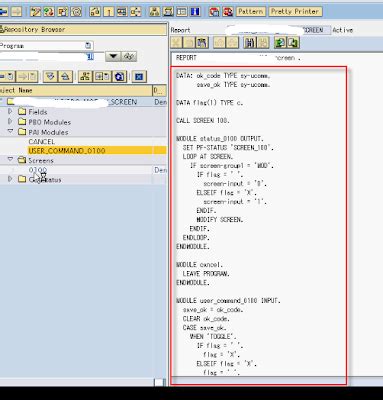 Sap Business Technicalssap Abap Programming Sap Modules Modify