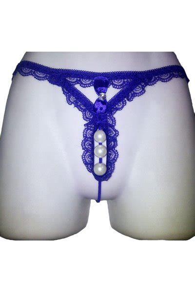 Jual Jakarta Lingerie JLG085D Gstring Triple Purple Pearl Sexy Open