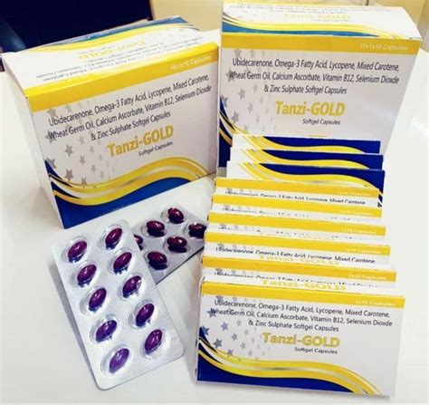 Tanzi Gold Softgel Capsules Well Life Sciences X X At Best