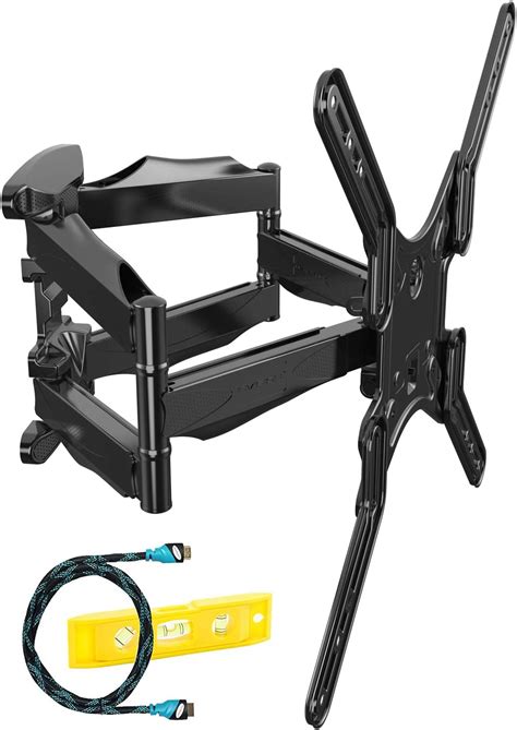 Support Murale TV Orientable et Inclinable Double Bras pour 24 à 55