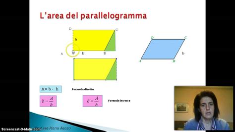 Area Parallelogramma Con Diagonali