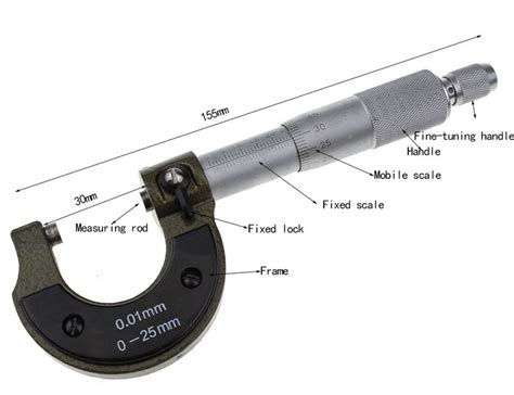 Micrômetro exterior 0 25mm medidor de carboneto métrico padrões caliper