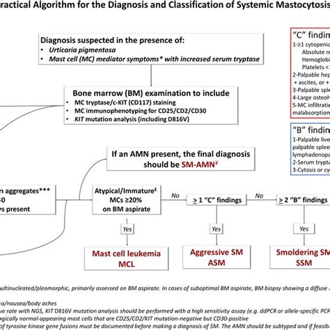 A practical algorithm for the diagnosis and classification of systemic... | Download Scientific ...