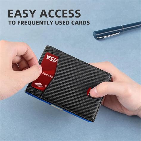 Unisex RFID Blocking Card Holder Bi-Fold Design Available Colors