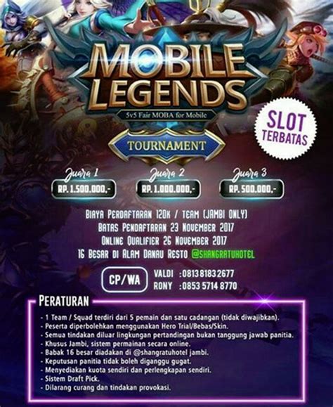 Detail Contoh Poster Turnamen Mobile Legend Koleksi Nomer 32