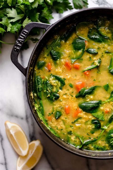 Red Lentil Soup with Spinach | Skinnytaste