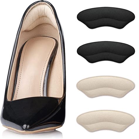 Heel Grips Liner Cushions Inserts For Loose Shoes 4 Pairs Heel Cushion Pads For Big Shoes