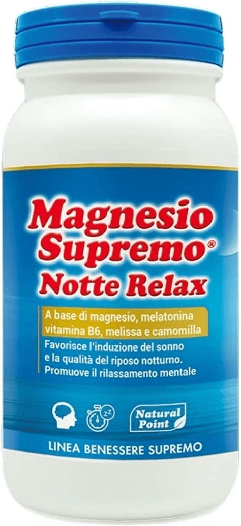 Natural Point Magnesio Supremo Notte Relax G Dm Italia