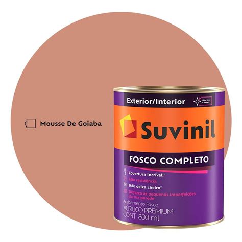 Tinta Antimofo Fosco Completo Suvinil Ml Mousse De Goiaba Shopee