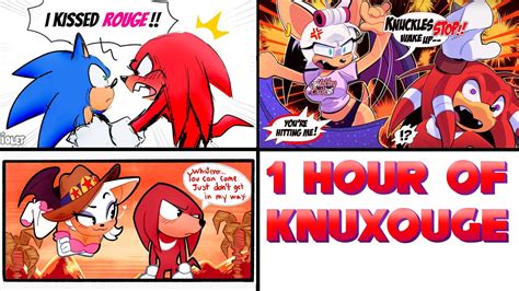 1 HOUR Of Knuckles X Rouge Knuxouge Comic Dub MEGA COMP YouTube