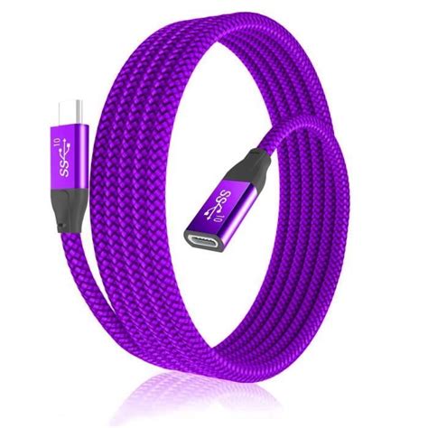 Basesailor Cable Extension Usb C M Usbc Gen Gbps Cordon Femelle