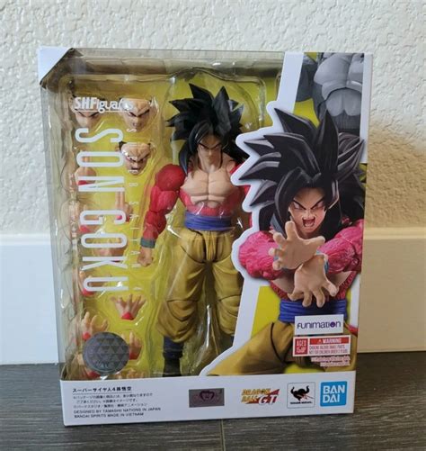 Goku Ssj4 Super Saiyan 4 Sh Figuarts Etsy