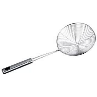 Escumadeira Peneira Para Fritura De Inox 38 Cm Shopee Brasil