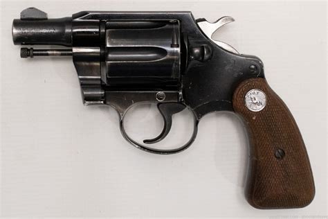 Colt Cobra Special Double Action Revolver W Wood Grips Inch