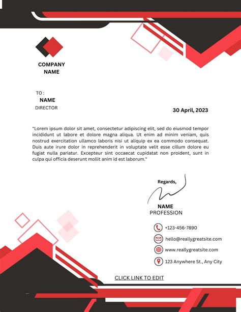 Modern Executive Letterhead Design Best Unique Letterhead Word