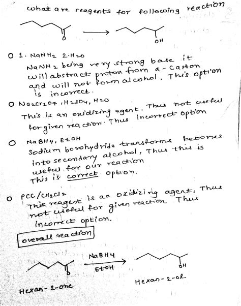 Solved What Is Are The Regent S For The Following Reaction