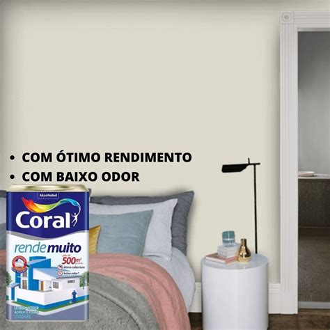 Coral Rende Muito Branco L E L Doce Lar Tintas