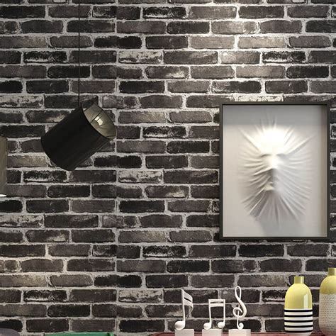 3D Brick Feature Wall | Grey Brick Wallpaper - Catalogue.com.sg