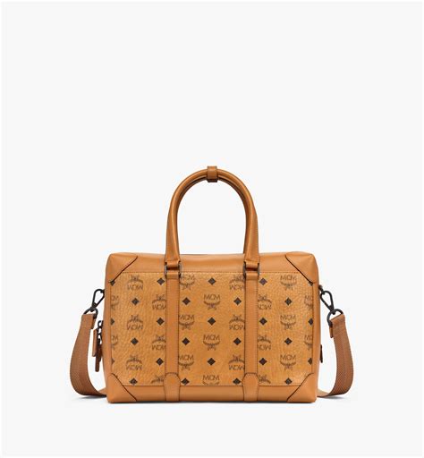 Medium Klassik Tote In Visetos Cognac MCM FR