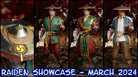 Raiden Showcase Gear Skins March 2024 Update Mortal Kombat 1