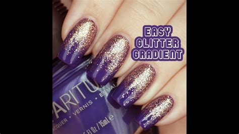 Lucys Stash Glitter Gradient Nail Art Tutorial Youtube