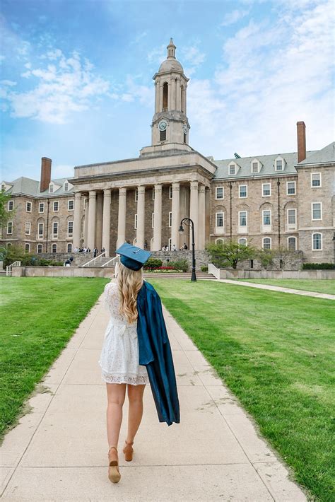 College Graduation Old Main Penn State College Graduation Photos