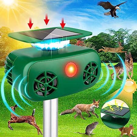 Amazon Ultrasonic Pest Repeller Solar Powered Outdoor Cat Repeller