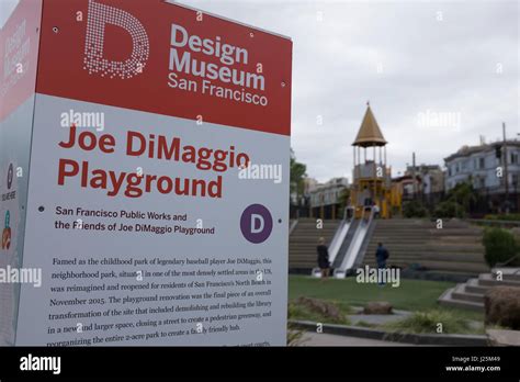 Joe DiMaggio Playground San Francisco Stock Photo Alamy