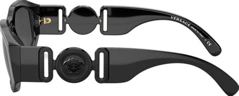 Versace All Black Medusa Biggie Sunglasses Ve4361 Inc Style