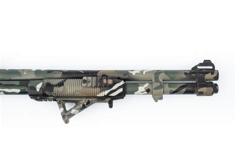 Mossberg 590A1 Blackwater with red dot in multicam.