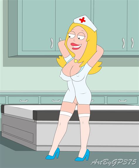 Rule 34 Accurate Art Style American Dad Arms Behind Head Big Breasts Francine Smith Gp375