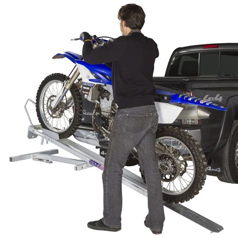 Black Widow Tilt A Rack Aluminum Tilting Motorcycle Carriers 400 Lb