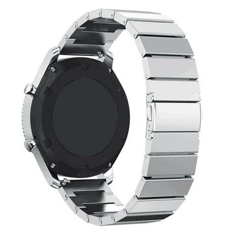 Samsung Galaxy Watch Mm Armband Metall Silber