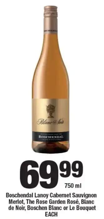 Boschendal Lanoy Cabernet Sauvignon Merlot The Rose Garden Ros Blanc