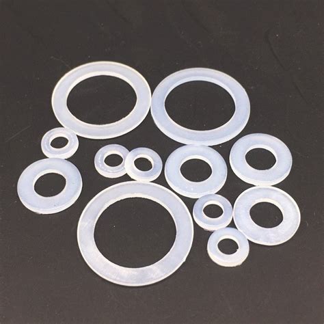 Plastic Flat Washers Nylon White M M Pack Wkooa