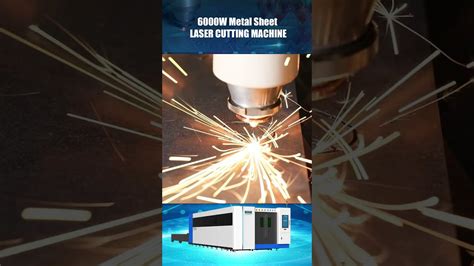 6000w 6kw 光纤激光切割机切割16mm碳钢 Metal Laser Cutting Machine 16mm Carbon Steel Youtube