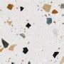 Fliesen Porzellan Terrazzo Weiß Arcana Stracciatella R Nacar 80x80