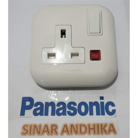 Jual STOP KONTAK AC PUTIH PANASONIC TANPA STEKER OUTBOW WBJ 1214W