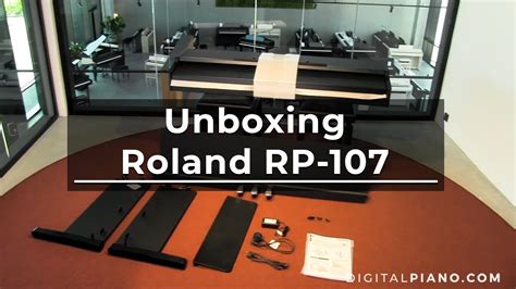 New Roland Rp Unboxing Assembly Digitalpiano Youtube