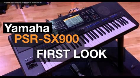 Yamaha Psr Sx Keyboard First Look And Impressions Youtube