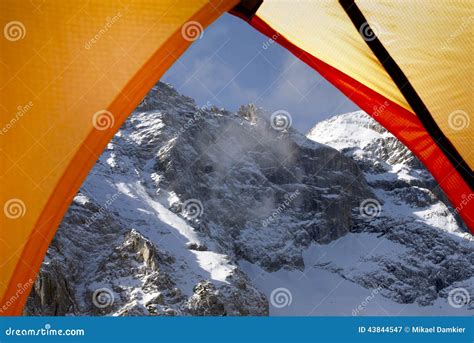 Camping in the mountain stock image. Image of climbing - 43844547