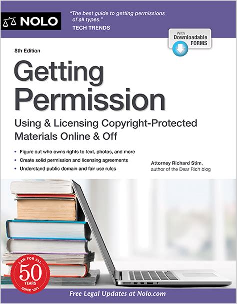 Getting Permission License And Clear Copyrighted Materials Legal Book