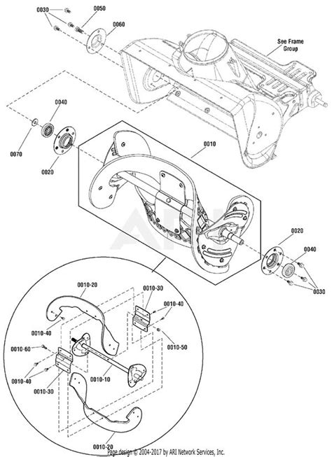 General 2 Man Auger Parts Diagram