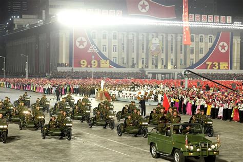 North Korea Holds Scaled Down Parade To Boost National Morale The New York Times