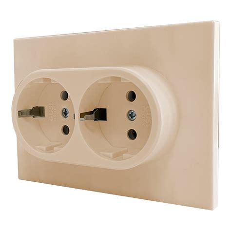 Механизм розетки GUSI Electric GUSI UGRA 2-ой с/з с з/ш, скрытая ...