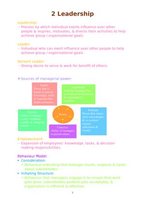 Obs Chapter Summary Notes Semester Chapter