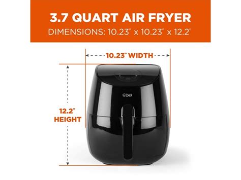 Commercial Chef Air Fryer, 3.5 Liter